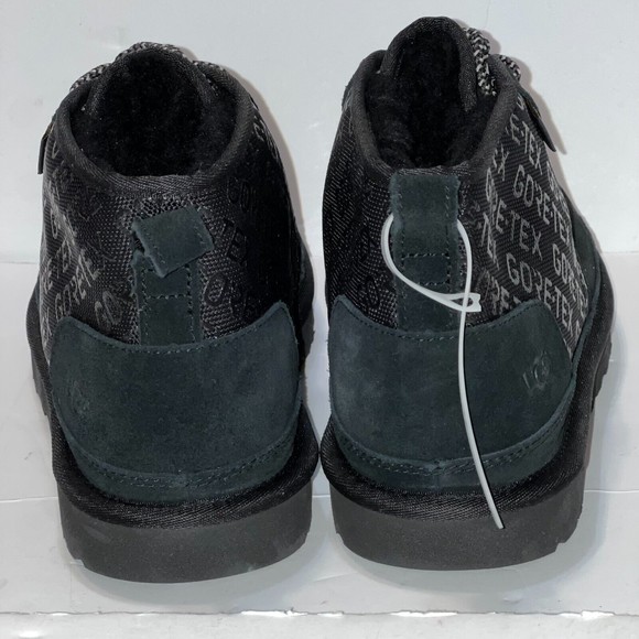 NEW UGG BLACK NEUMEL GORE-TEX WATERPROOF SUEDE ANKLE BOOTS MENS US 7 EUR 40 main image 16